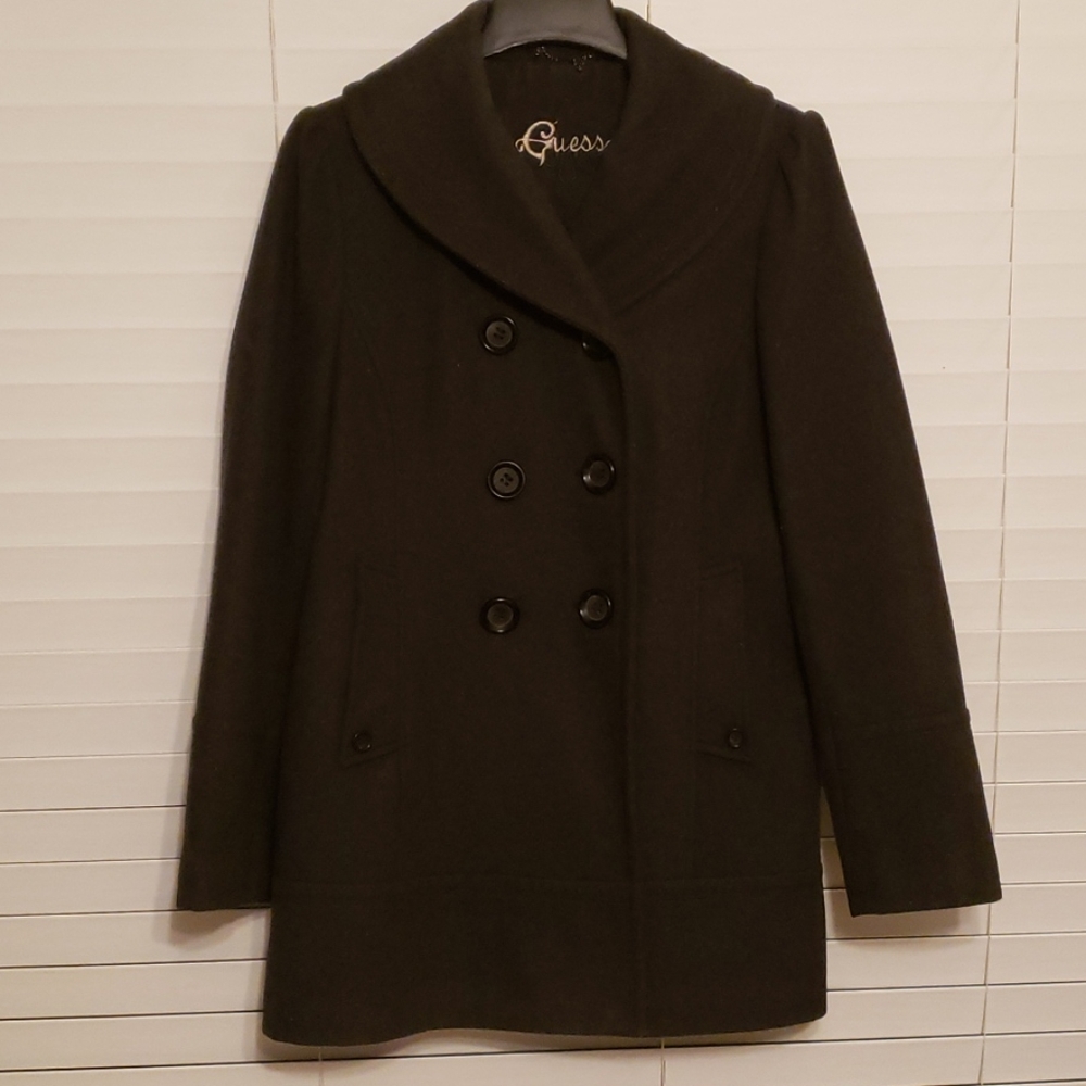 Guess XL Wool Pea Coat
